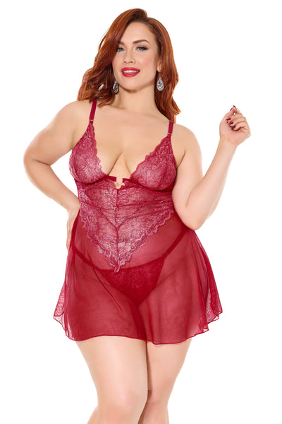 BABYDOLL & THONG SET