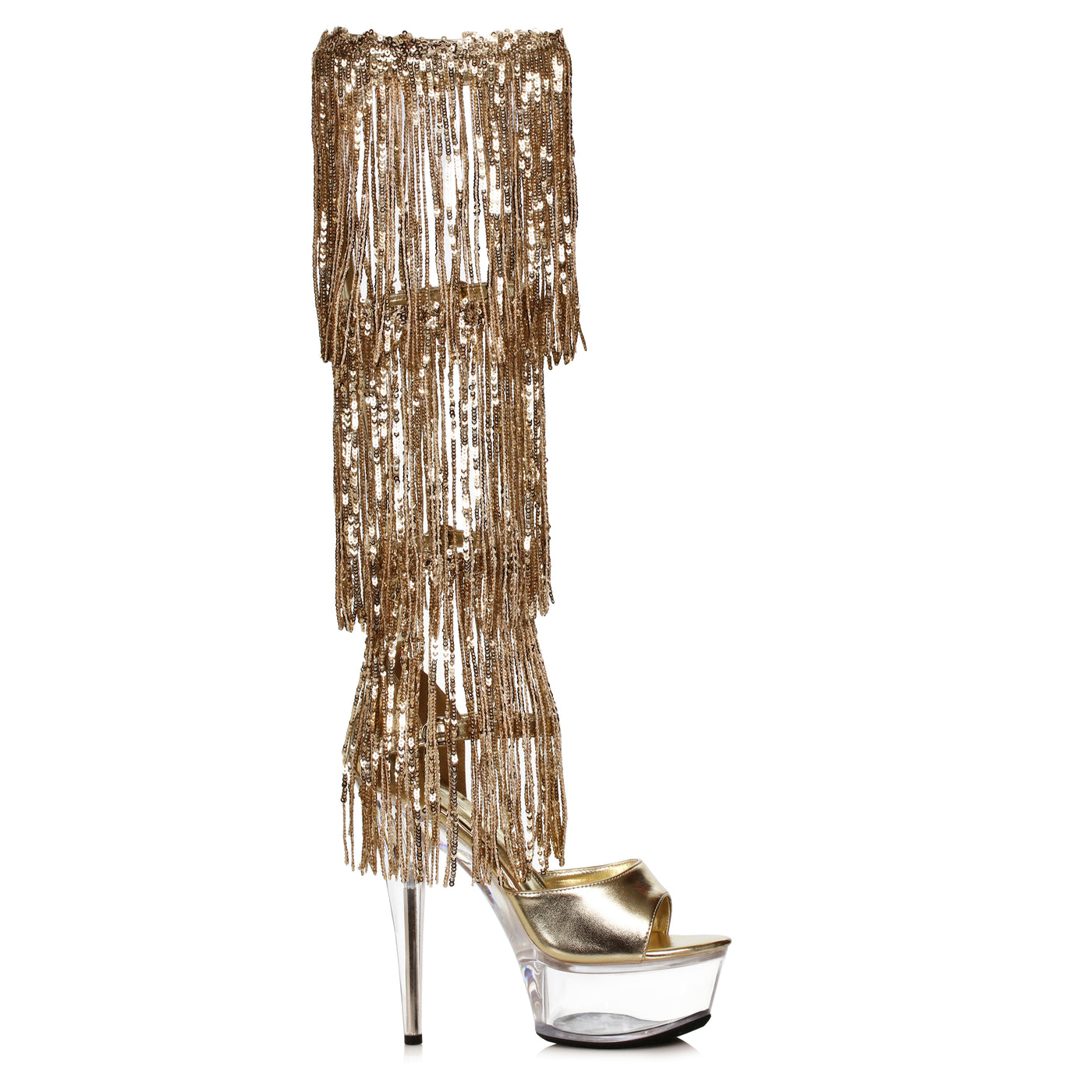 6" FRINGE SANDALS