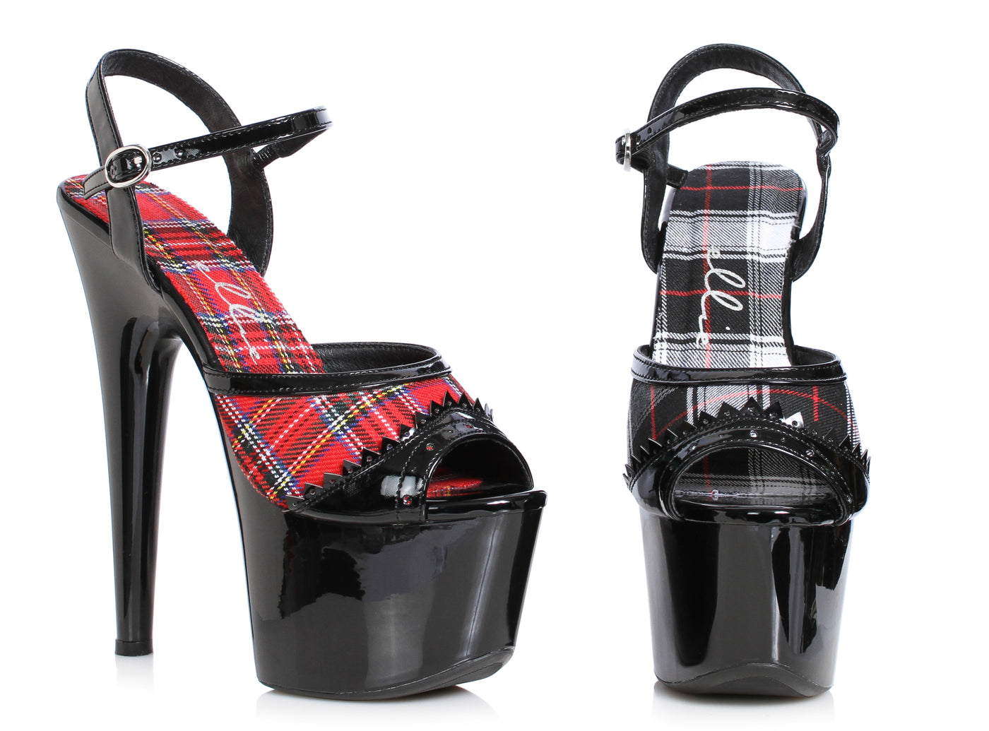 7" PLAID STILETTOS