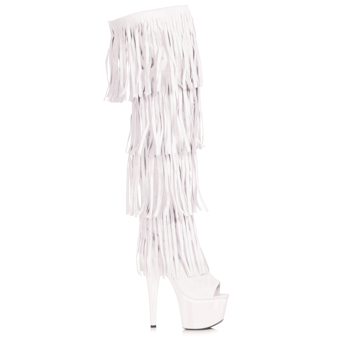 7" HEEL FRINGE BOOTS