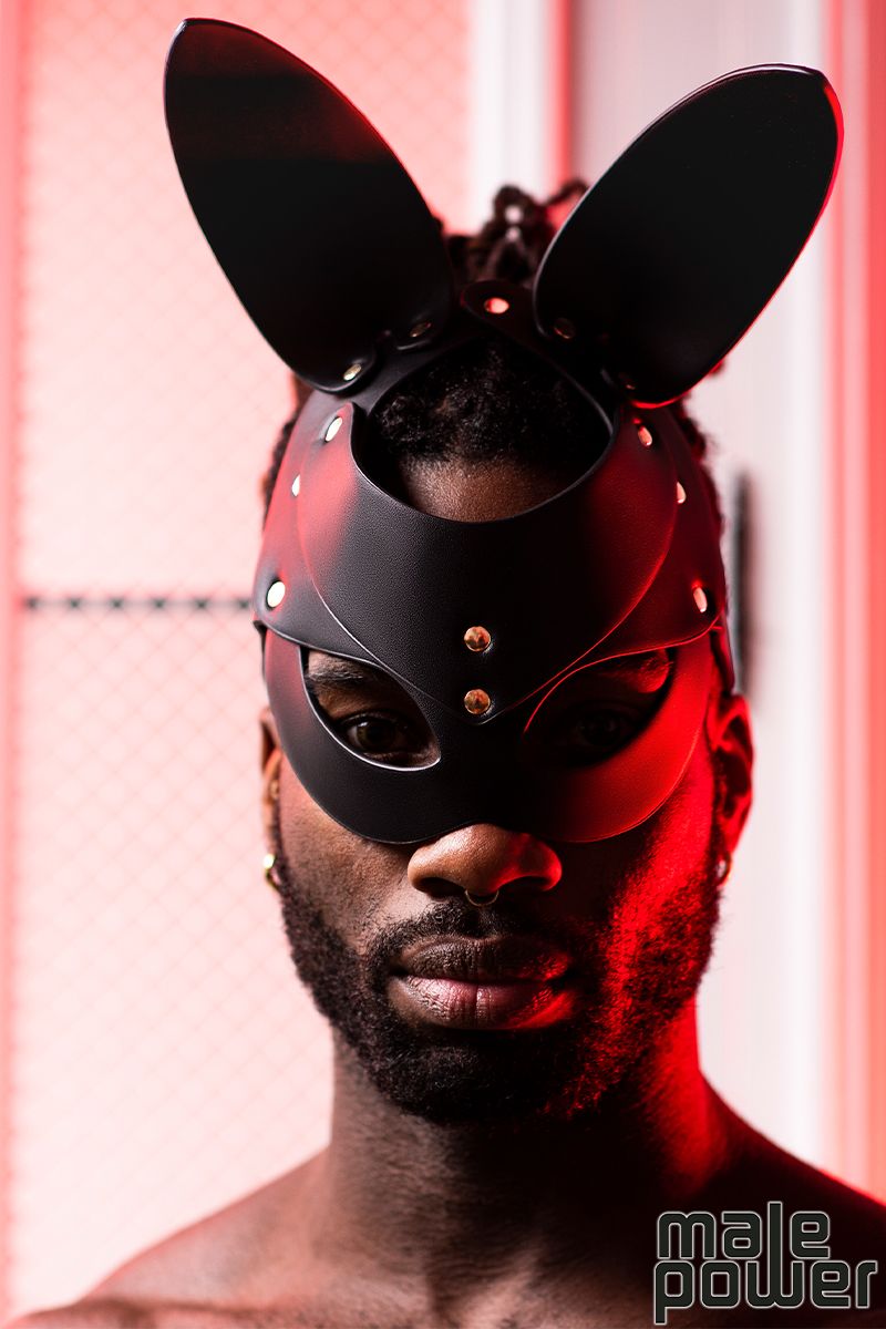 LEATHER BUNNY MASK