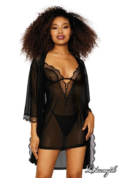 SHEER ROBE SET