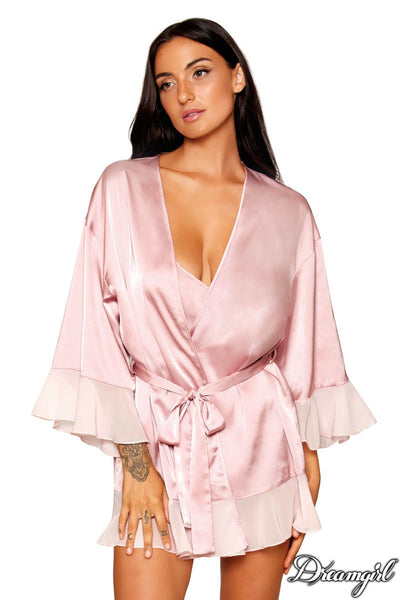 SATIN ROBE SET