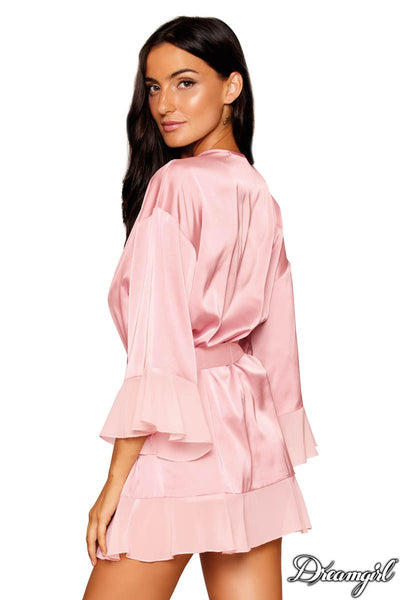 SATIN ROBE SET