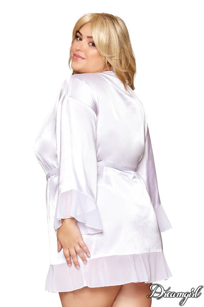 SATIN ROBE SET