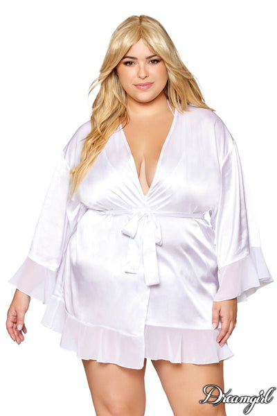 SATIN ROBE SET