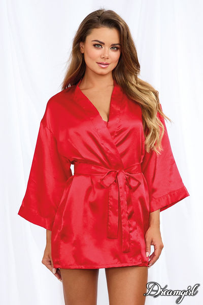 SATIN ROBE SET