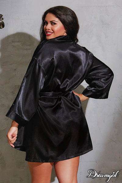 SATIN ROBE SET