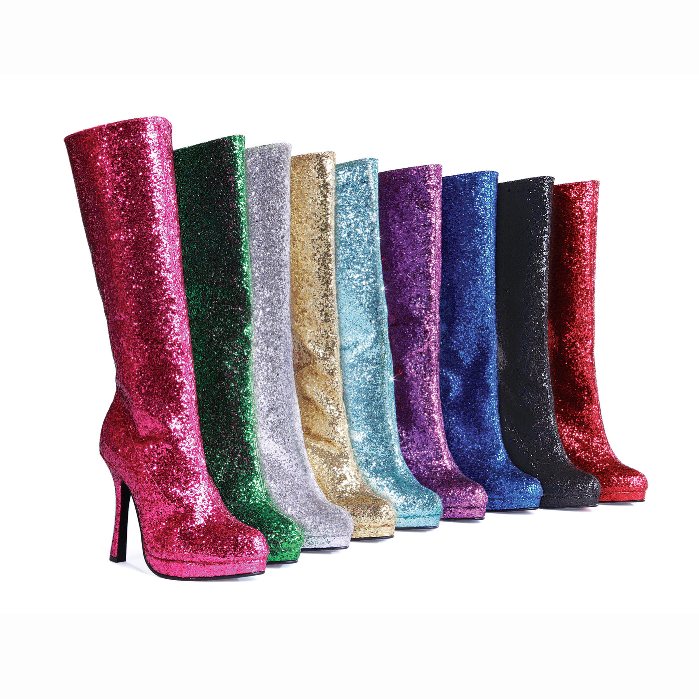 4" GLITTER BOOTS