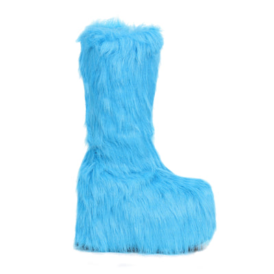 5" FUR BOOTS