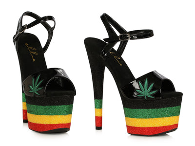 7" MARIJUANA SHOES