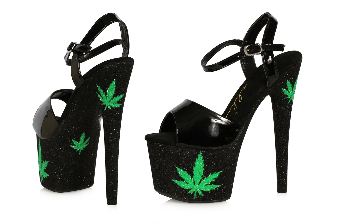 7" MARIJUANA SHOES