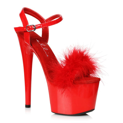 7" MARABOU SHOES