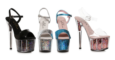 7" GLITTER SHOES