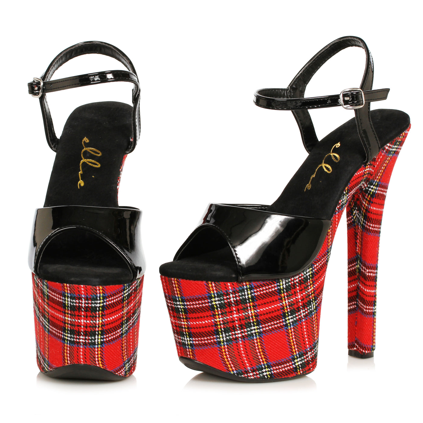 7" HEEL PLAID SHOES