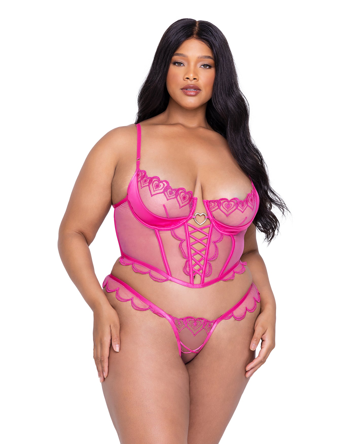 BUBBLEGUM BUSTIER SET