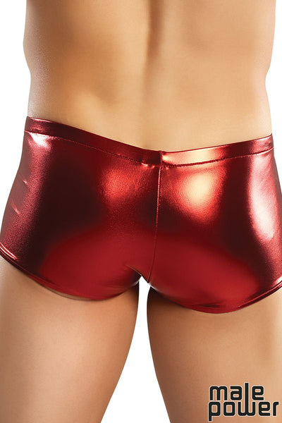 METALLIC MINI SHORTS