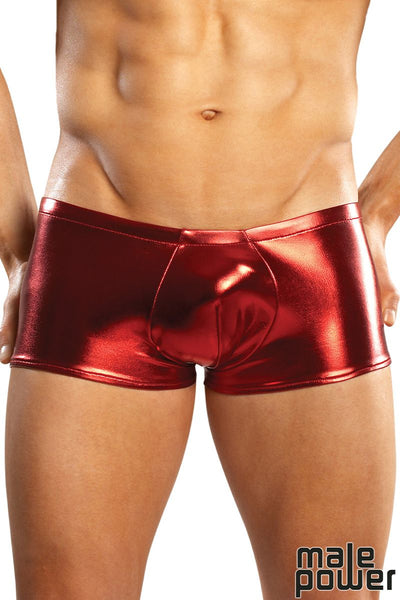 METALLIC MINI SHORTS