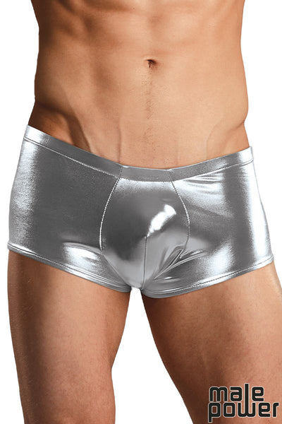 METALLIC MINI SHORTS