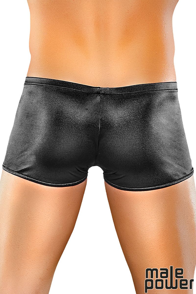 SATIN POUCH SHORTS