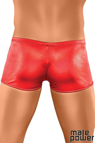 SATIN POUCH SHORTS