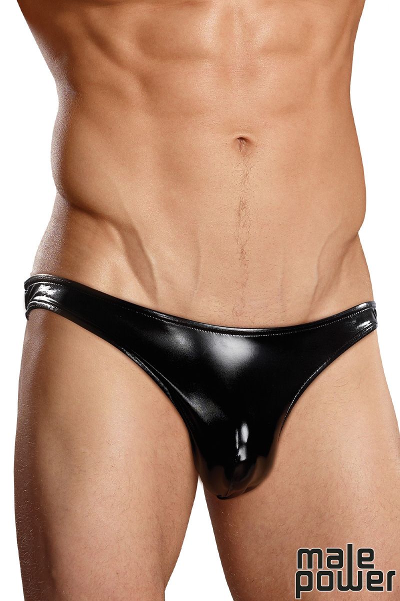 MEN'S WETLOOK JOCK