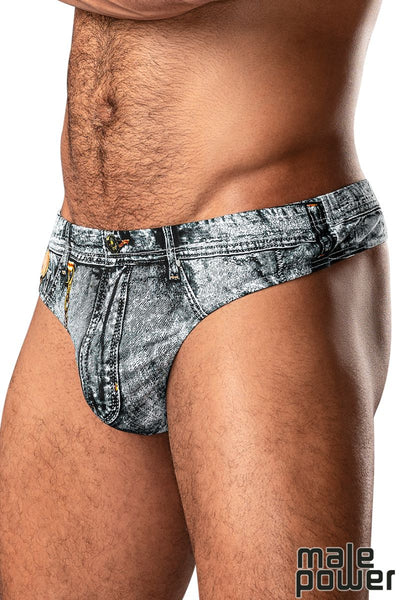 MEN'S DENIM THONG