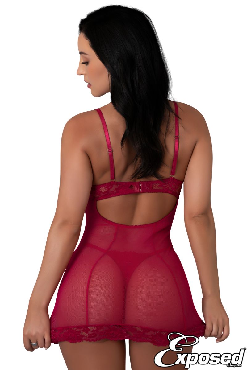 Stretchy Mesh Chemise