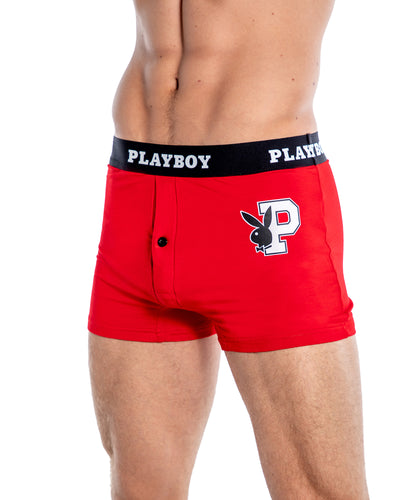 MEN'S PLAYBOY VARSITY BOXERS