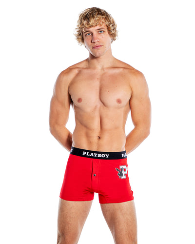 MEN'S PLAYBOY VARSITY BOXERS