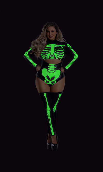 BLACK GLOW SKELETON