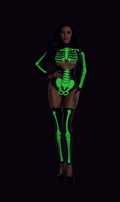 BLACK GLOW SKELETON