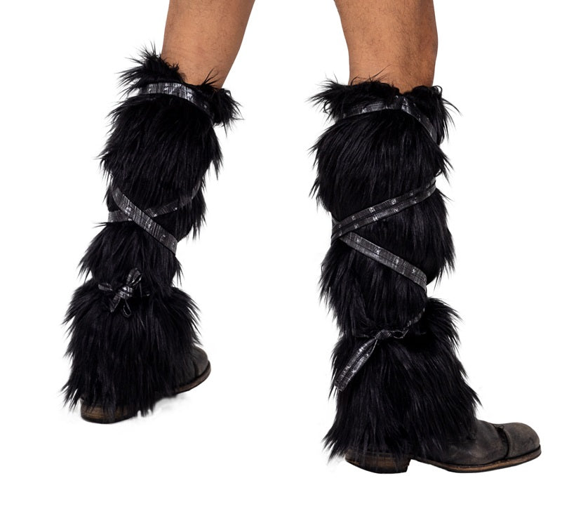 FUR LEG WARMERS