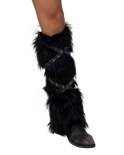 FUR LEG WARMERS