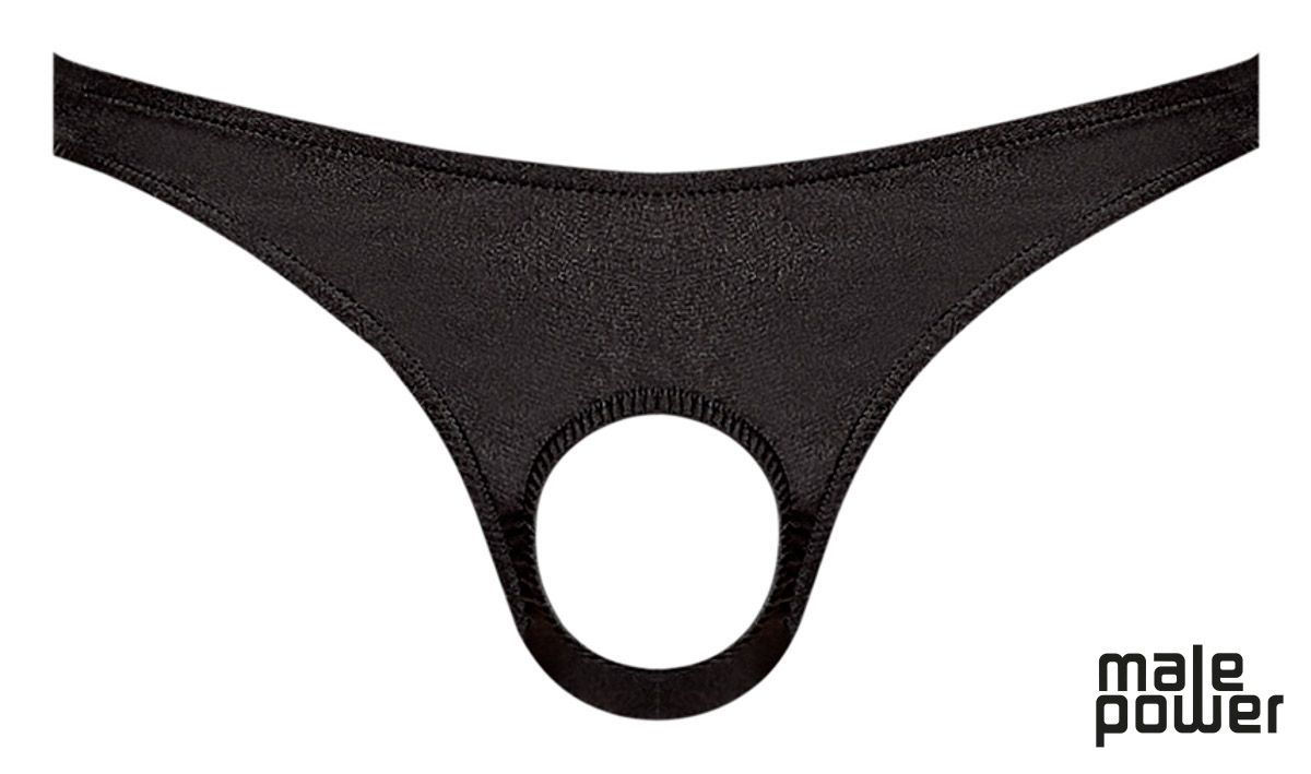 OPEN POUCH THONG