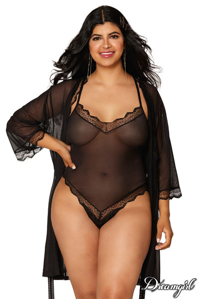 MESH ROBE SET