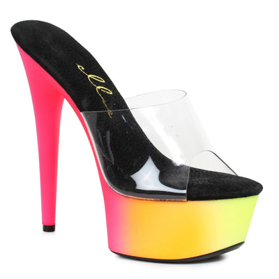 6" RAINBOW HEELS