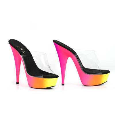 6" RAINBOW HEELS