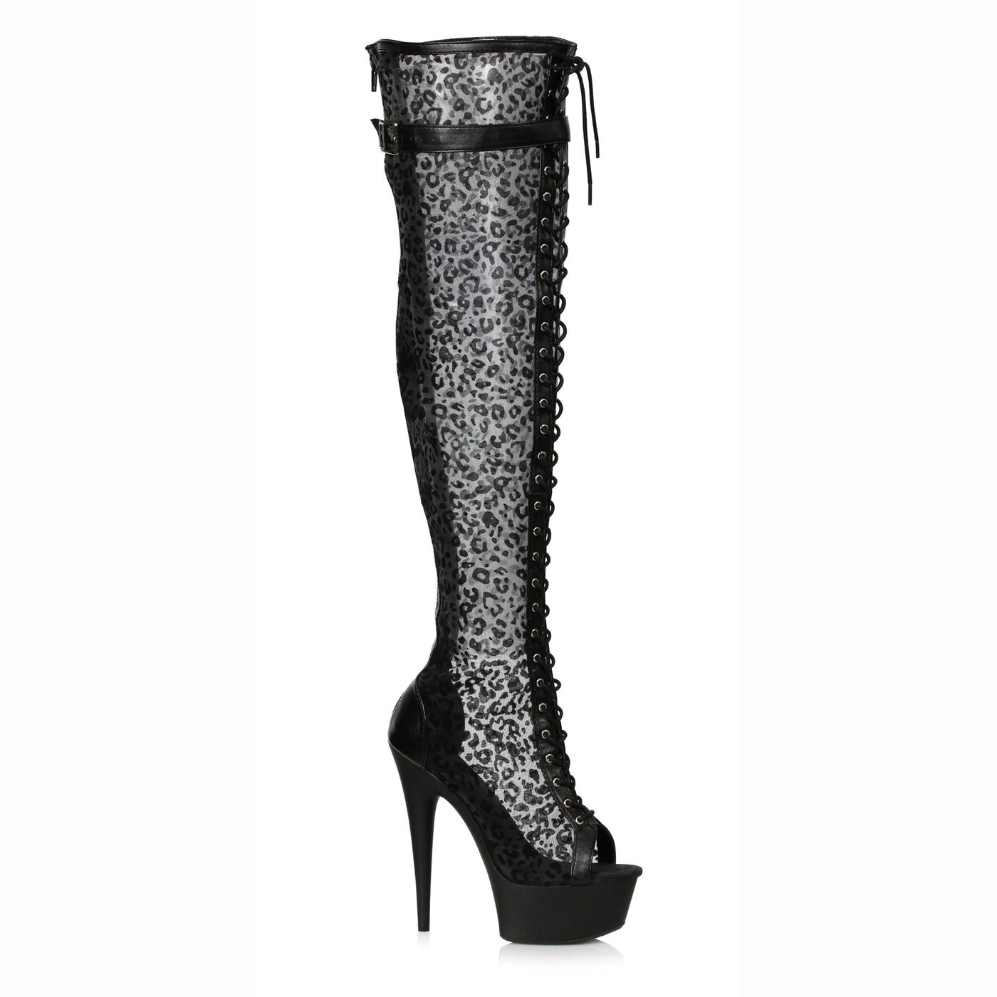 6" LEOPARD THIGH BOOTS